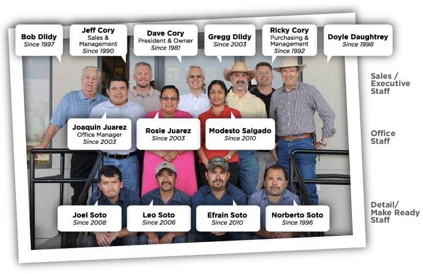 The Dave Cory Motors Team